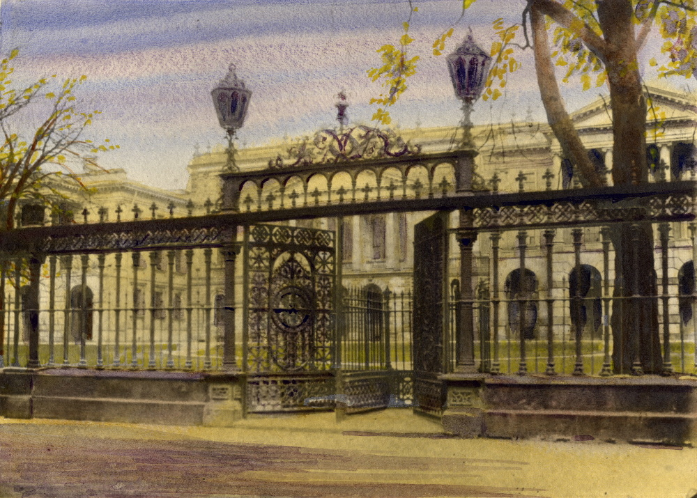 1868 The Fence around Osgoode Hall
